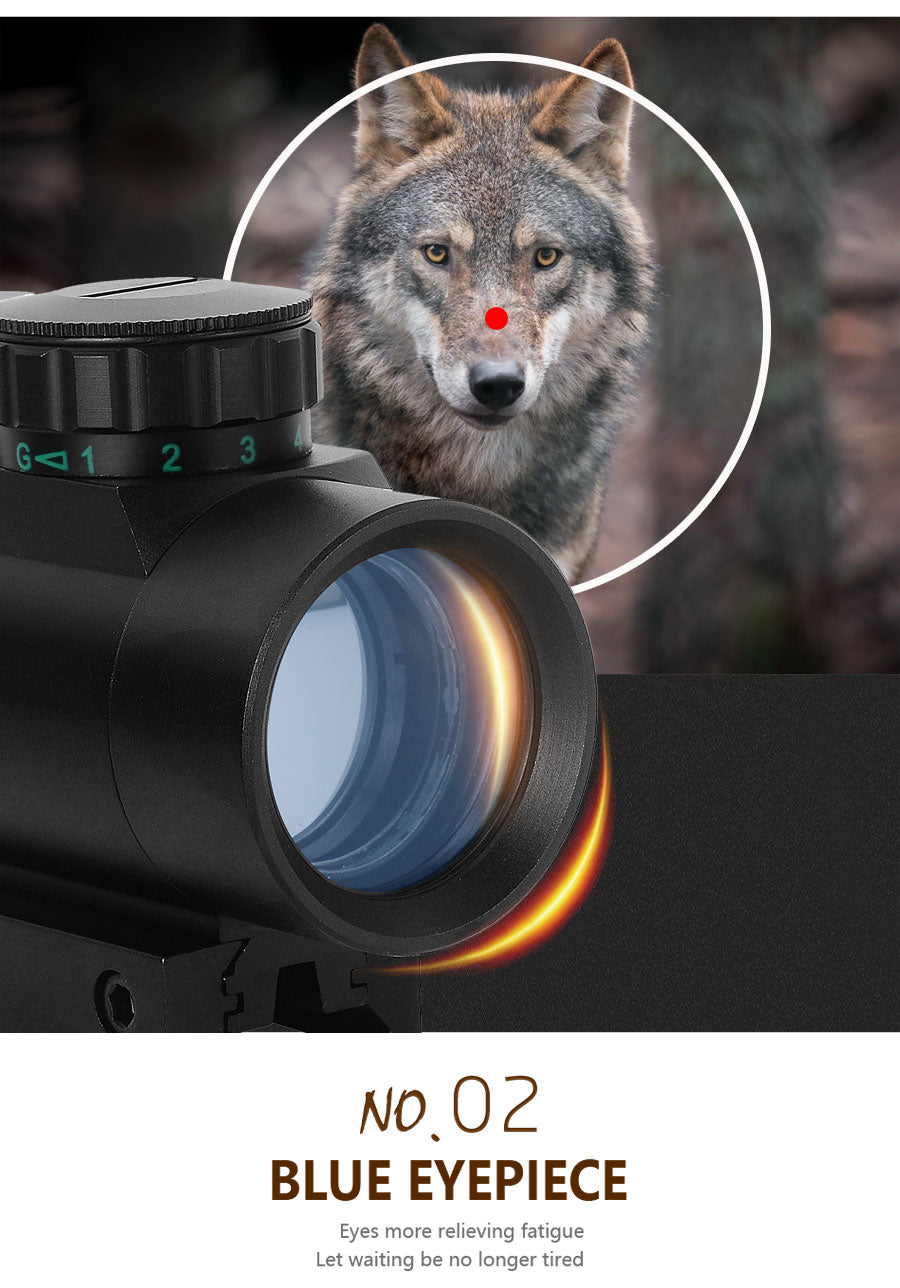 Red dot 1x40 scope with 11mm/20mm rail