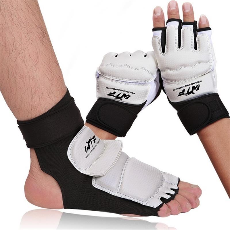 Half finger fighting boxing gloves TKD protector