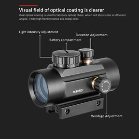 Red dot 1x40 scope with 11mm/20mm rail