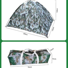 Single-layer ultra-light portable tent 200*100cm, with fiberglass poles