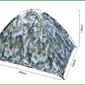 Single-layer ultra-light portable tent 200*100cm, with fiberglass poles