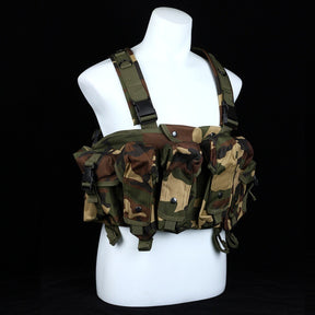 Tactical Vest 600D Nylon Hunting Vest Multifunctional Outdoor Sports Tactical Vest CS Field Camouflage Training Combat Vest