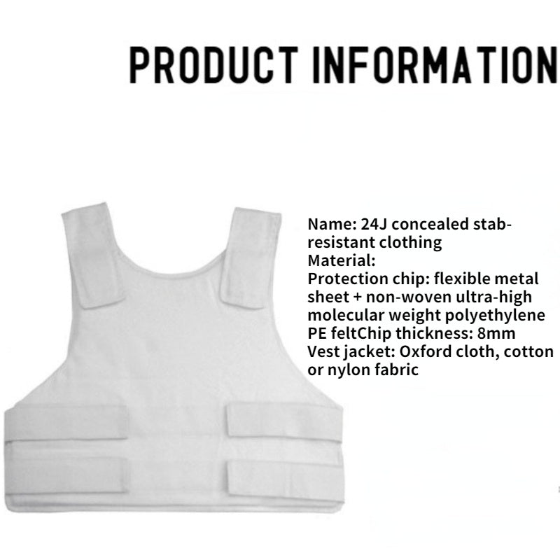 Outdoor protective tactical white vest