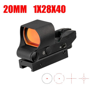 1x20/1X30/1X28/1X28X40/1X32 holographic red and green dot sight