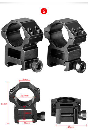 30mm/25.4mm Rifle Scope Mounting Ring